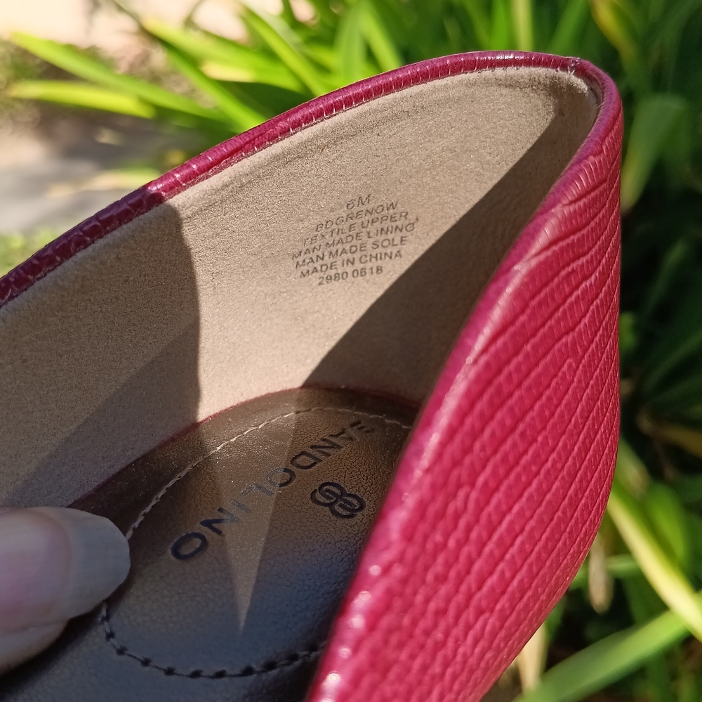 Bandolino Grenow Pointed Toe D'Orsay Pumps Burgundy - Picture 7 of 8